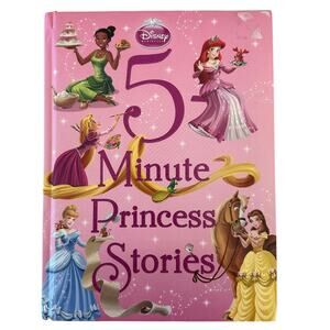 3/$15 Disney Princess: 5 Minute Princess Stories Book, Hardcover